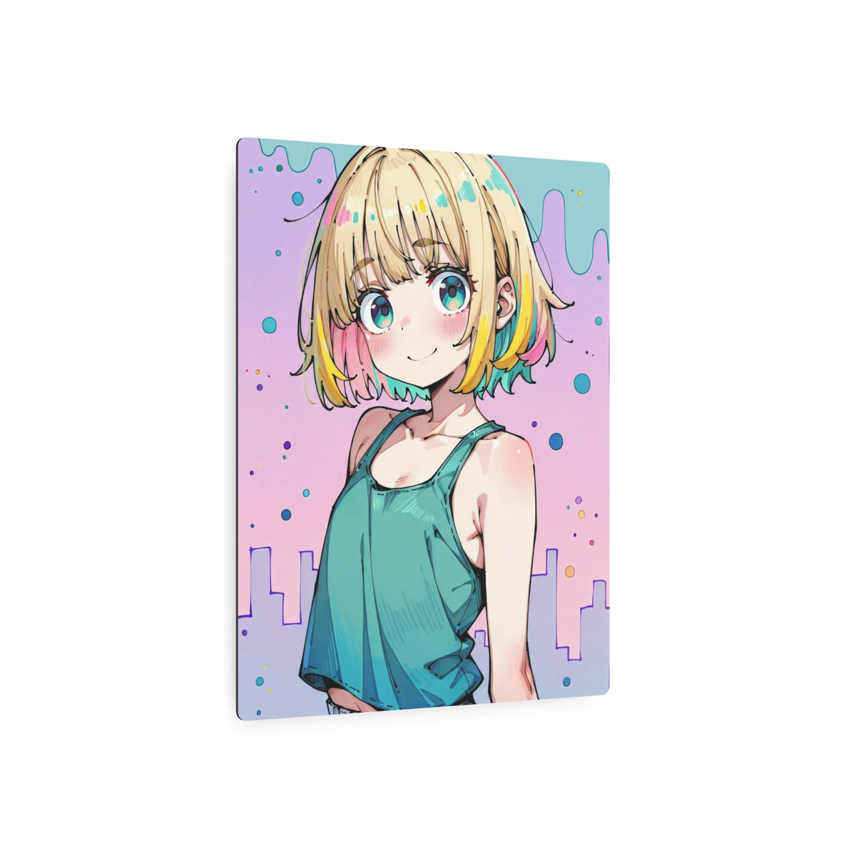 K.D. Pastel Twilight - Cute Anime Metal Poster