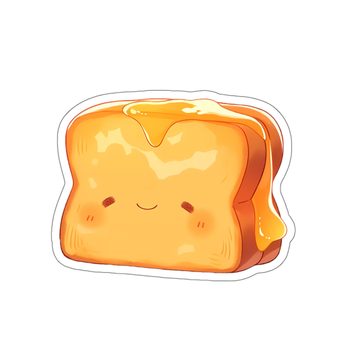 Grilly Cheese - Cute Die-Cut Sticker