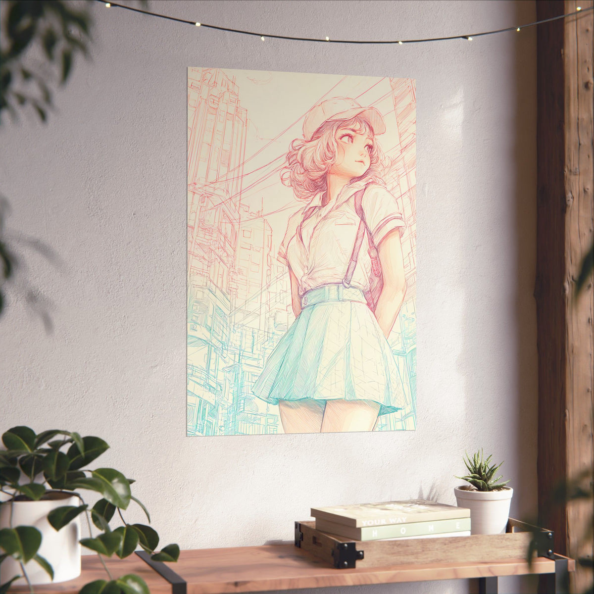 Versa of Corinth - Pastel Anime Girl Poster