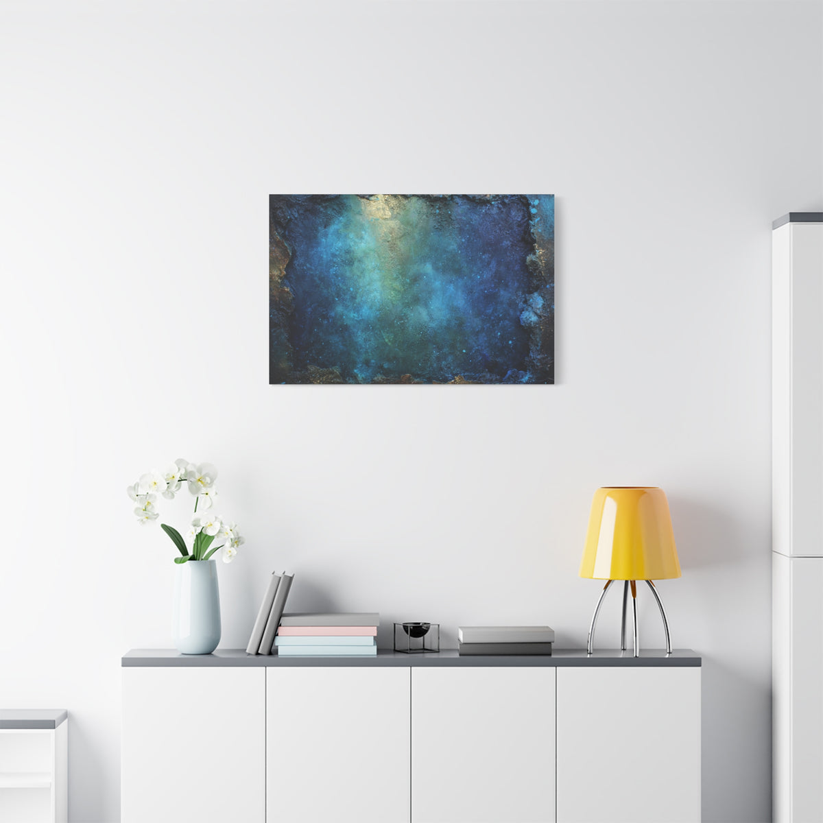 Galaxy Doorway - Abstract Textured Wall Art