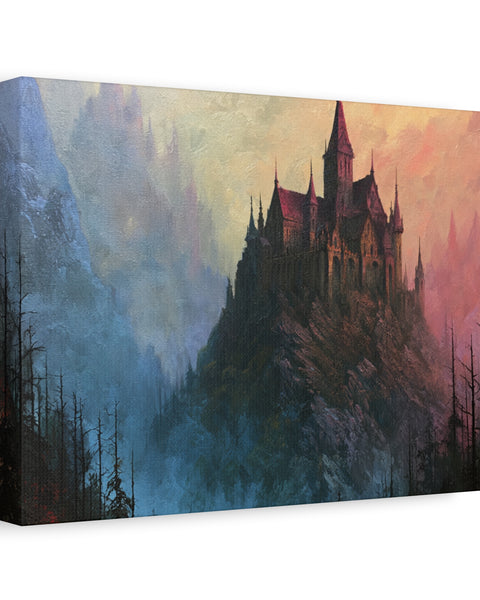 Pillar Keep - Textured Fantasy Wall Art