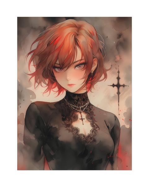 Goddess of Fae Dara - Anime Watercolor Poster