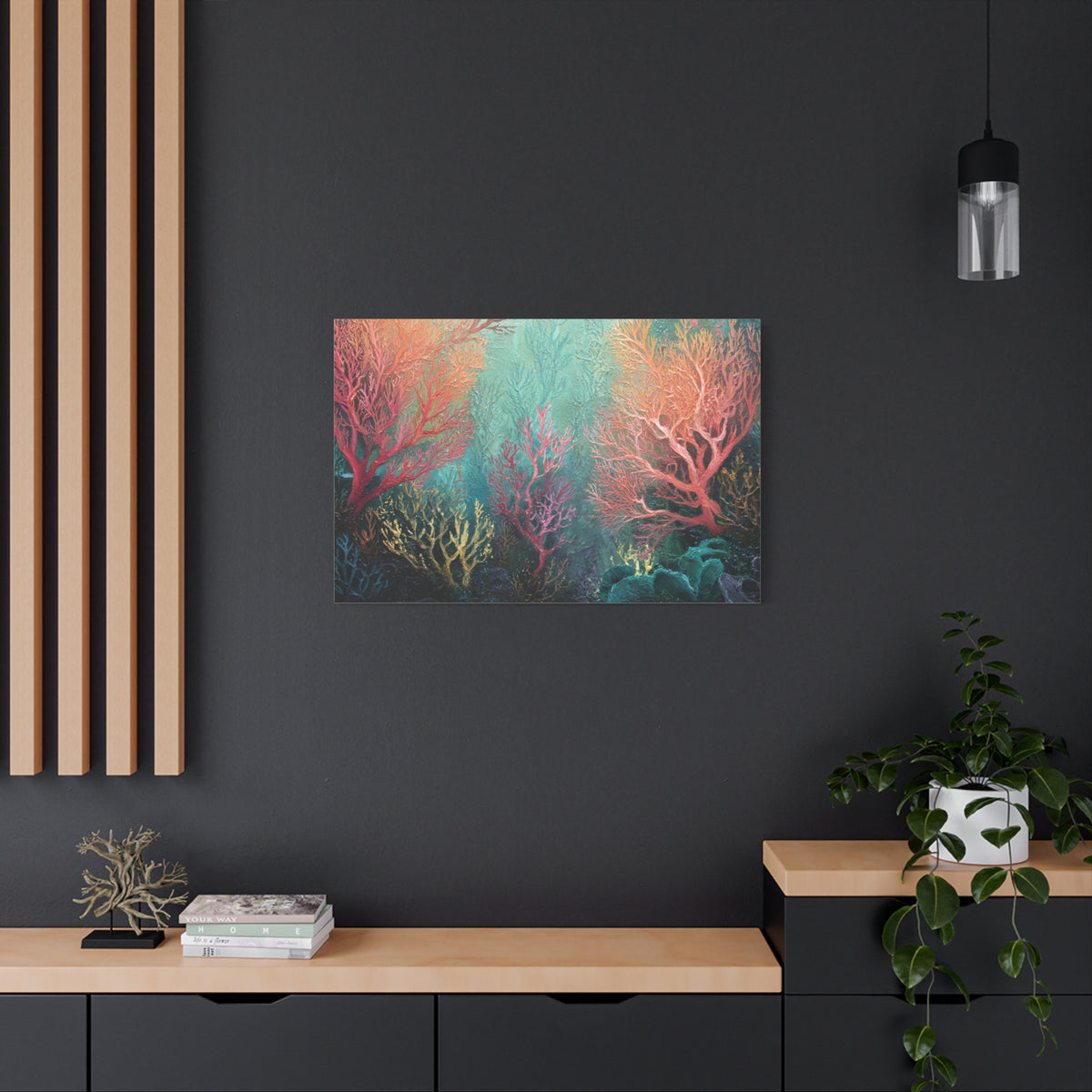 Rainbow Reef - Textured Undersea Wall Art