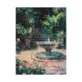 Healing Fountain - Anime Watercolor Poster