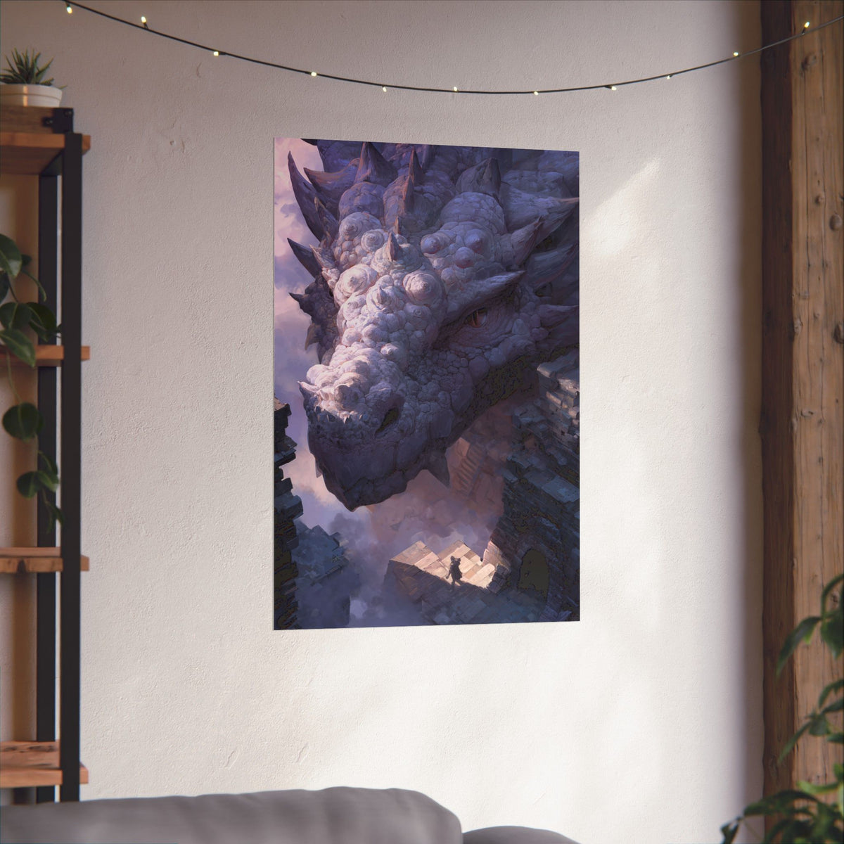 Cloud Sentry - Fantasy Dragon Poster
