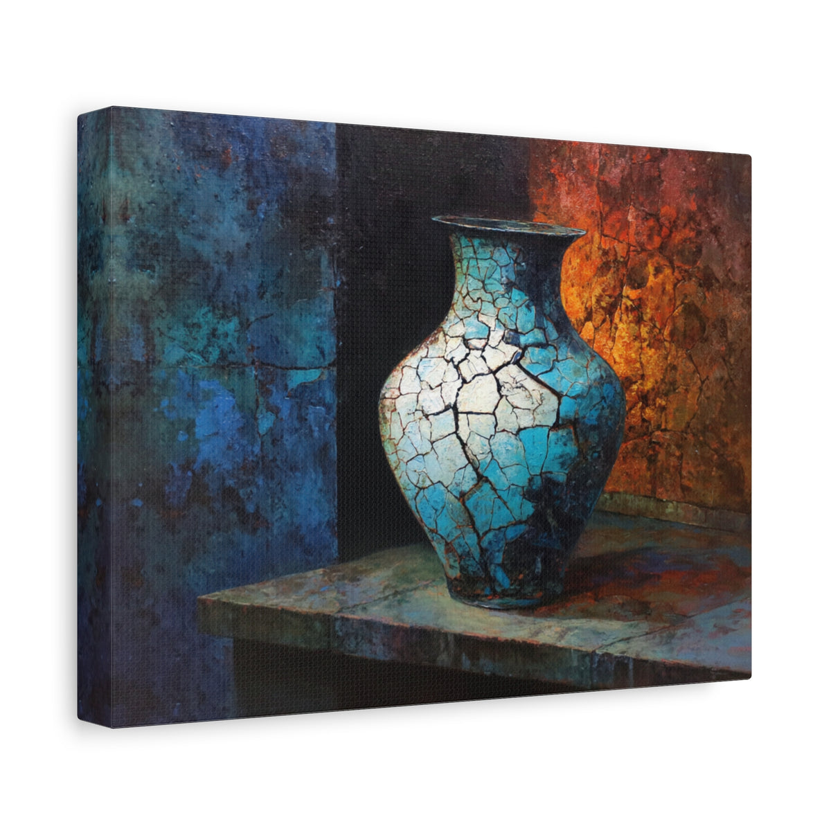 Lapis Relic - Textured Wall Art