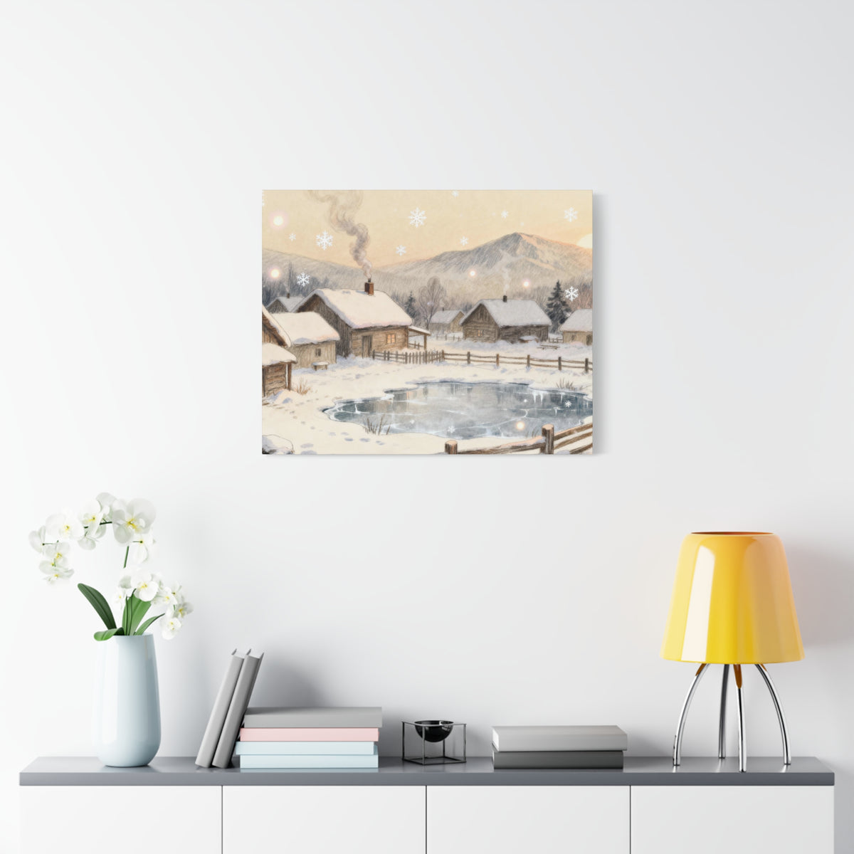 Another Winter - Cozy Anime Canvas Print