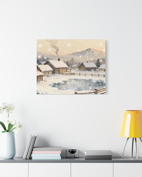 Another Winter - Cozy Anime Canvas Print