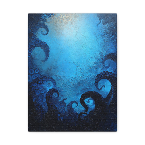 Kraken Abyss - Vertical Fantasy Wall Art