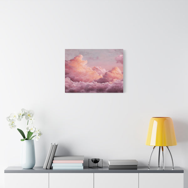Rosy Skyscape - Pink Pastel Wall Art