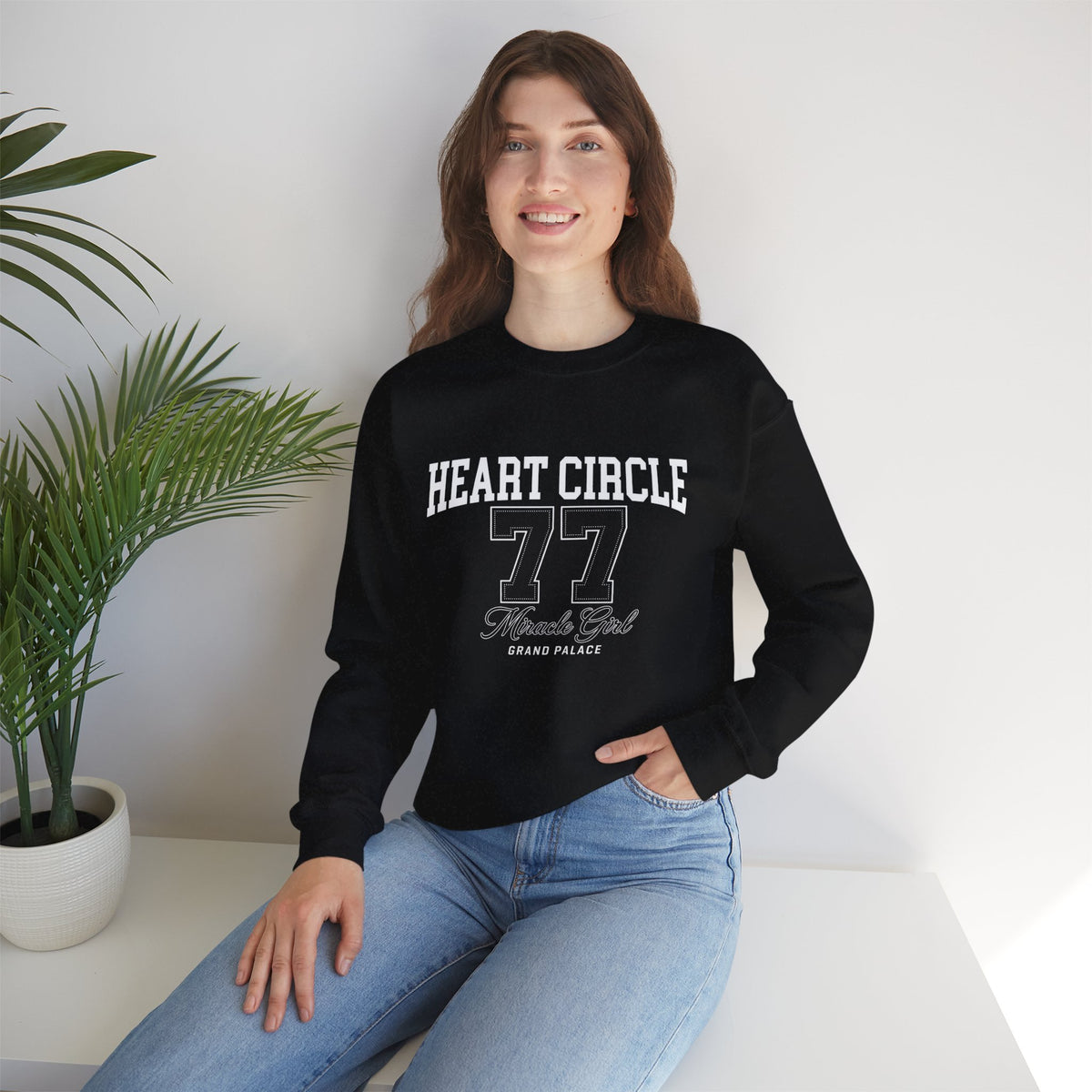 Miracle Girl 77 - Official Heart Circle Collegiate Sweatshirt