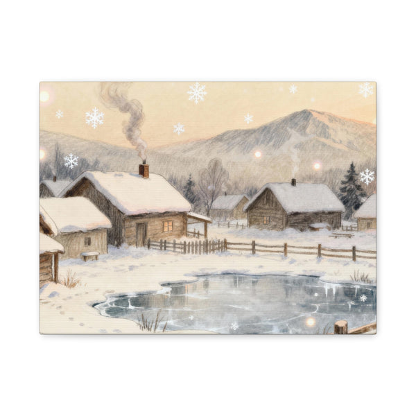 Another Winter - Cozy Anime Canvas Print