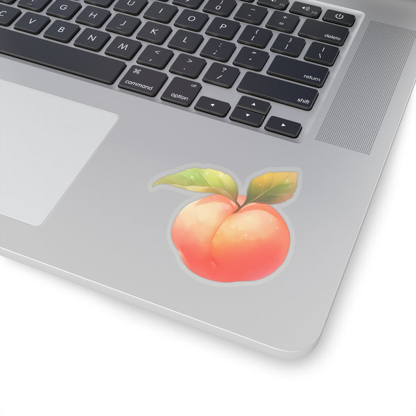 Perfectly Plump Peach Sticker