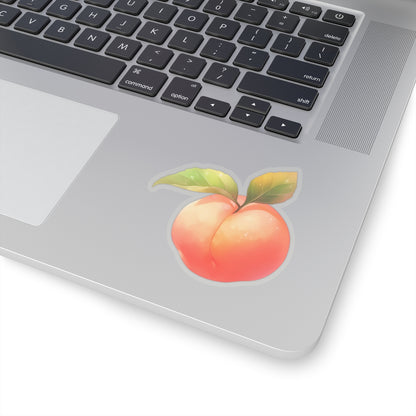 Perfectly Plump Peach Sticker