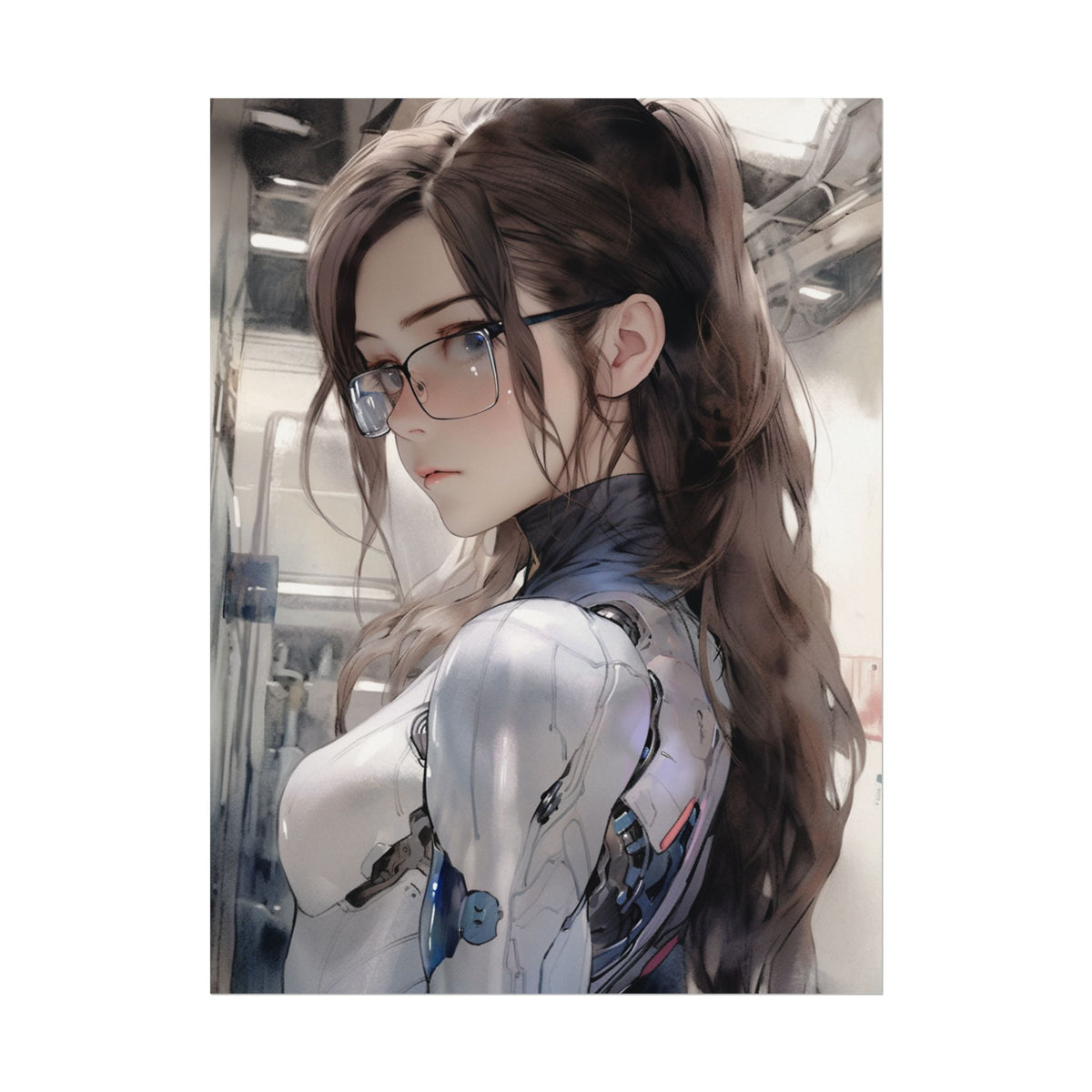 Goddess of Loche - Anime Watercolor Poster