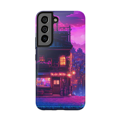 Zeke's Pub - Cyberpunk Pixel Art Phone Case