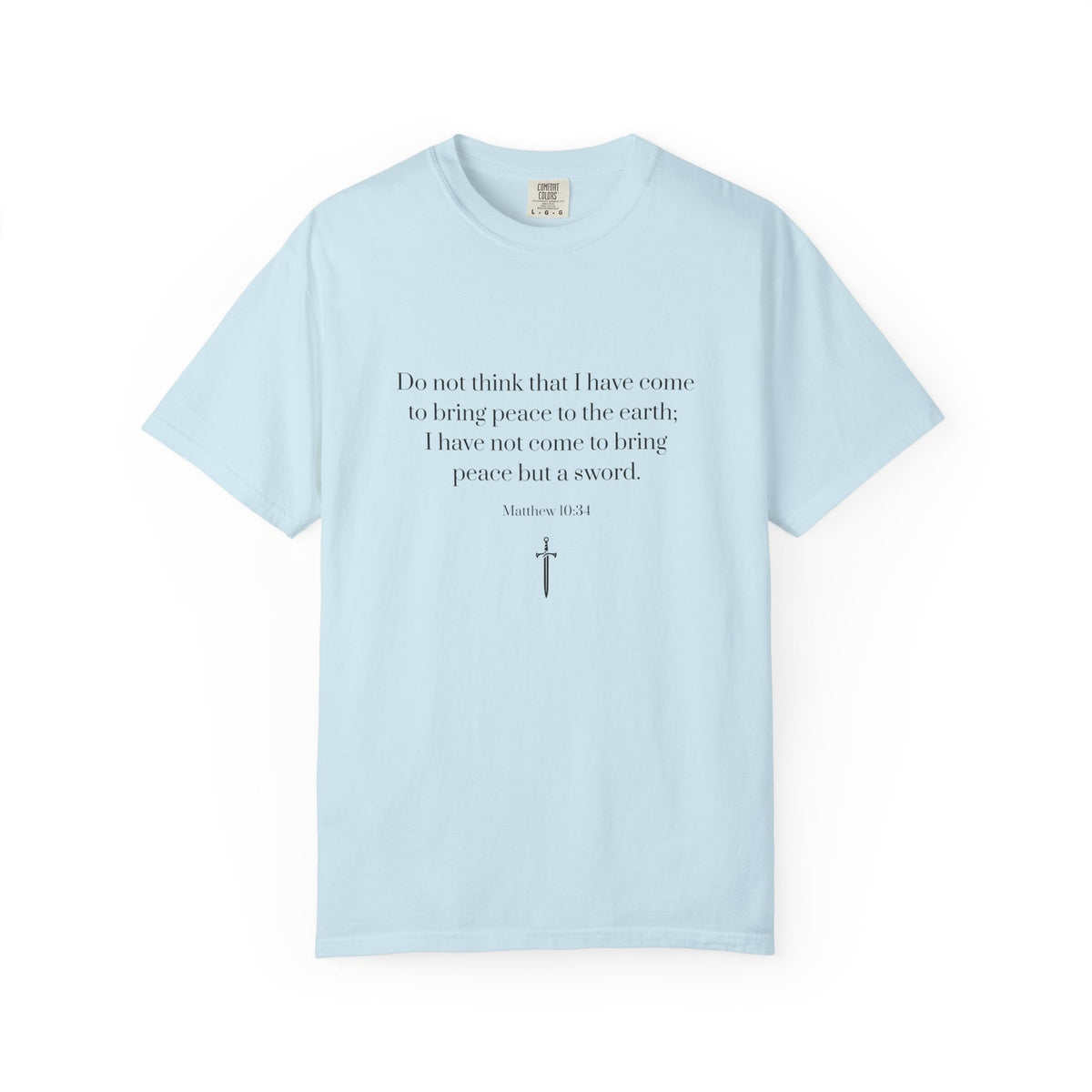 Matthew 10:34 Bible Verse T-Shirt