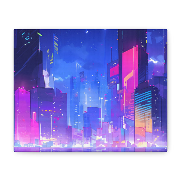 City of Dreams - Lofi Anime Canvas Print