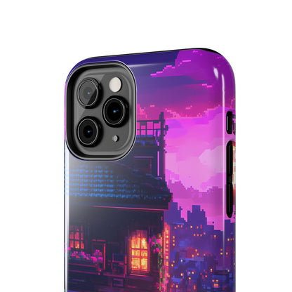 Zeke's Pub - Cyberpunk Pixel Art Phone Case