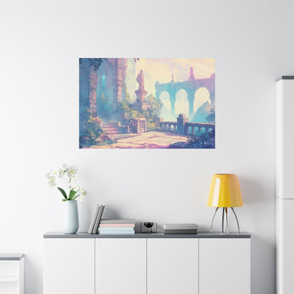 Shattered Citadel Ramia Anime Canvas Print