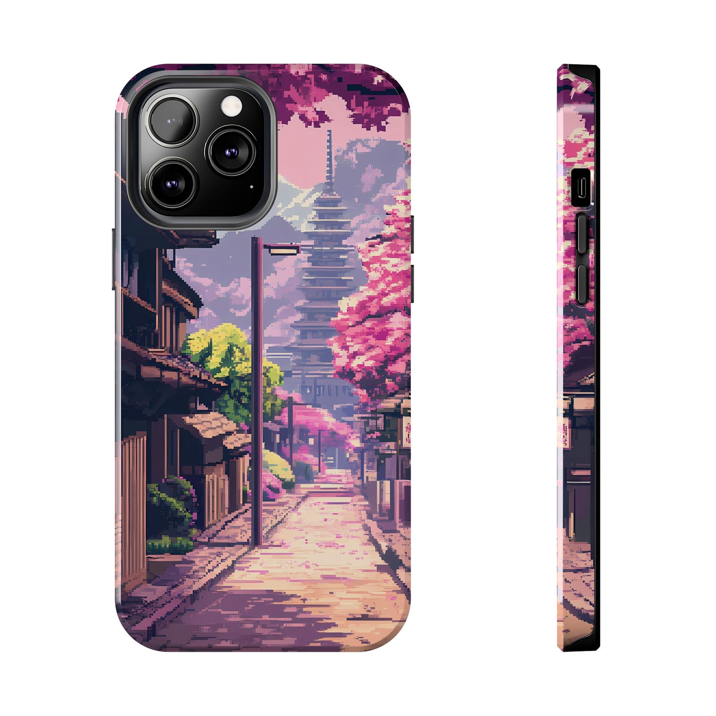 Temple Street - Anime Cherry Blossom Phone Case