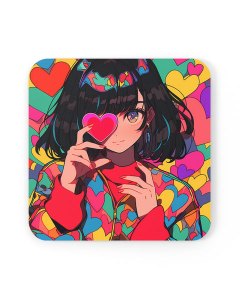 Heart Collage - Cute Coaster Set