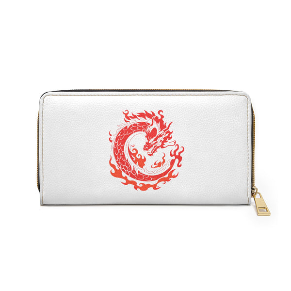 Red Dragon Symbol - Anime Zip Wallet