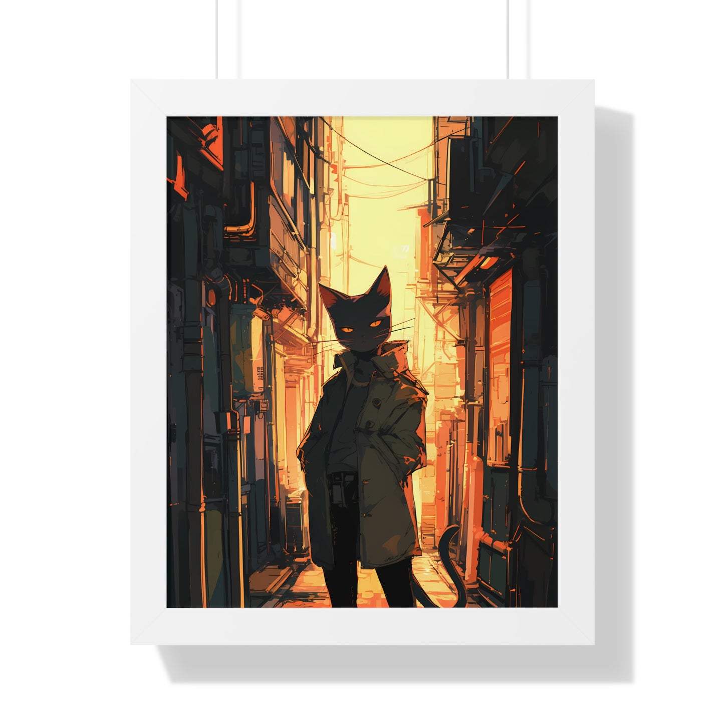 Alley Cat - Anime Framed Poster