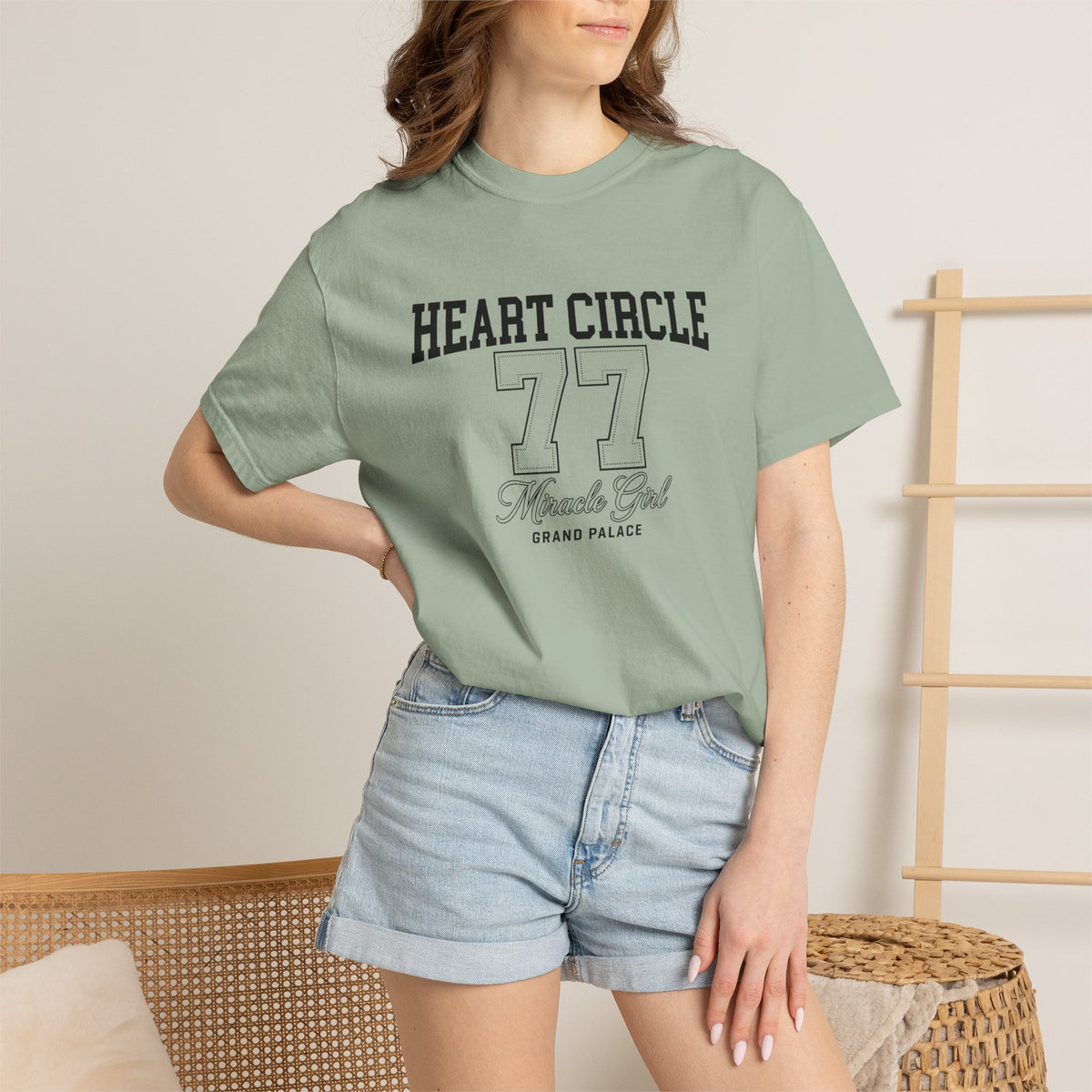 Miracle Girl 77 - Official Heart Circle Collegiate T-Shirt