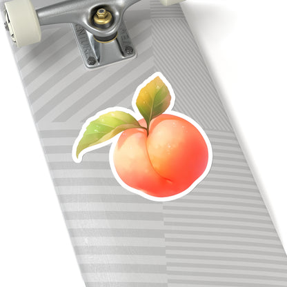 Perfectly Plump Peach Sticker