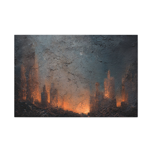 Tears Edge - Abstract Textured Wall Art