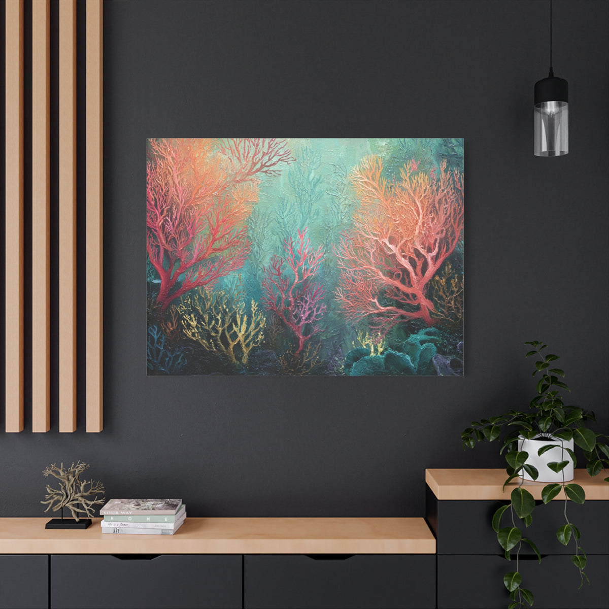 Rainbow Reef - Textured Undersea Wall Art