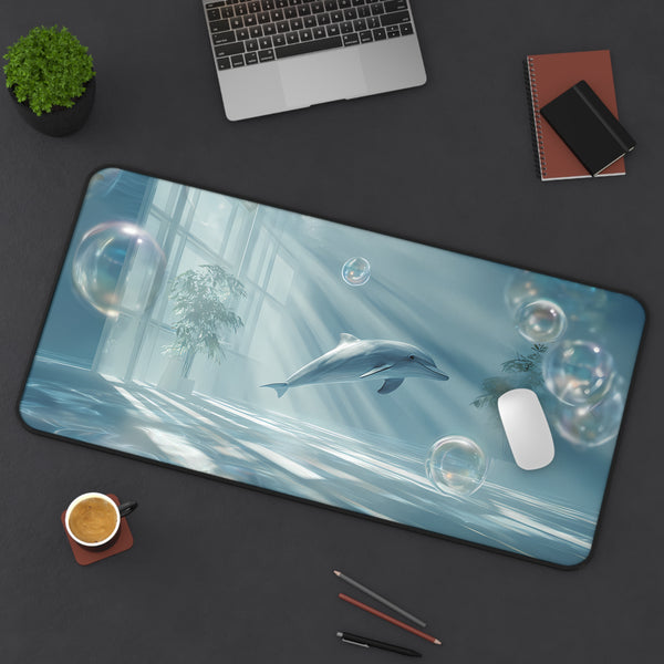Undertow Atrium - Aesthetic Dolphin Desk Mat
