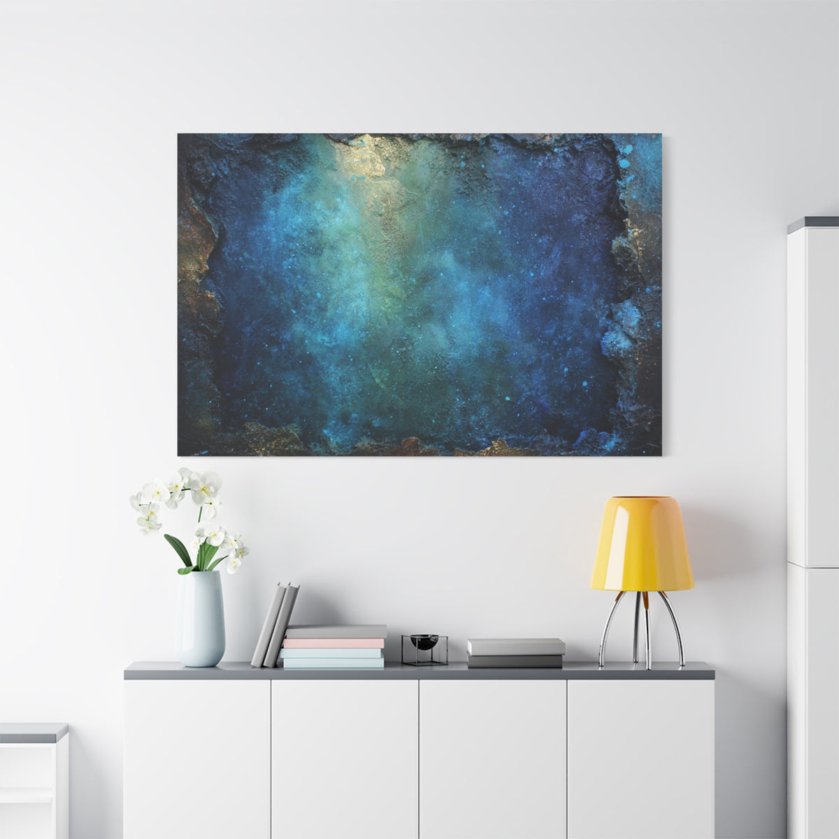 Galaxy Doorway - Abstract Textured Wall Art