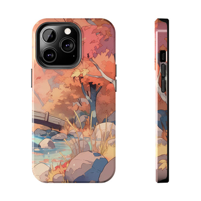 Amberglow - Anime Fall Phone Case