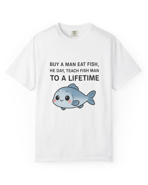 Buy a Man Eat Fish T-Shirt Anime Meme Tee