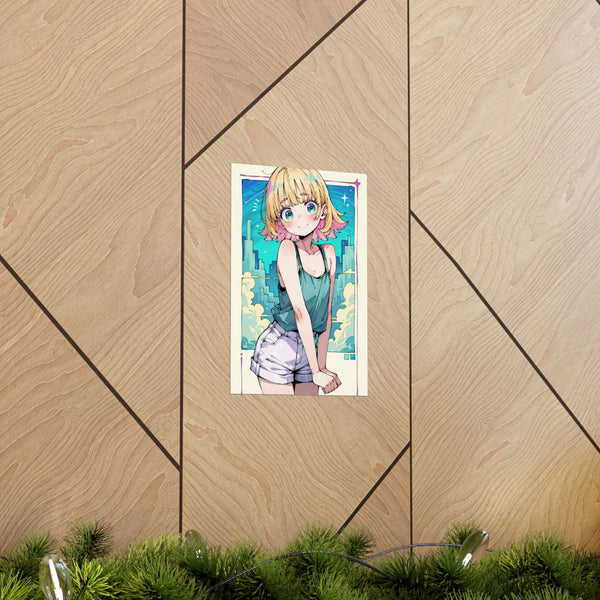 K.D. Night Magic - Cute Anime Girl Poster