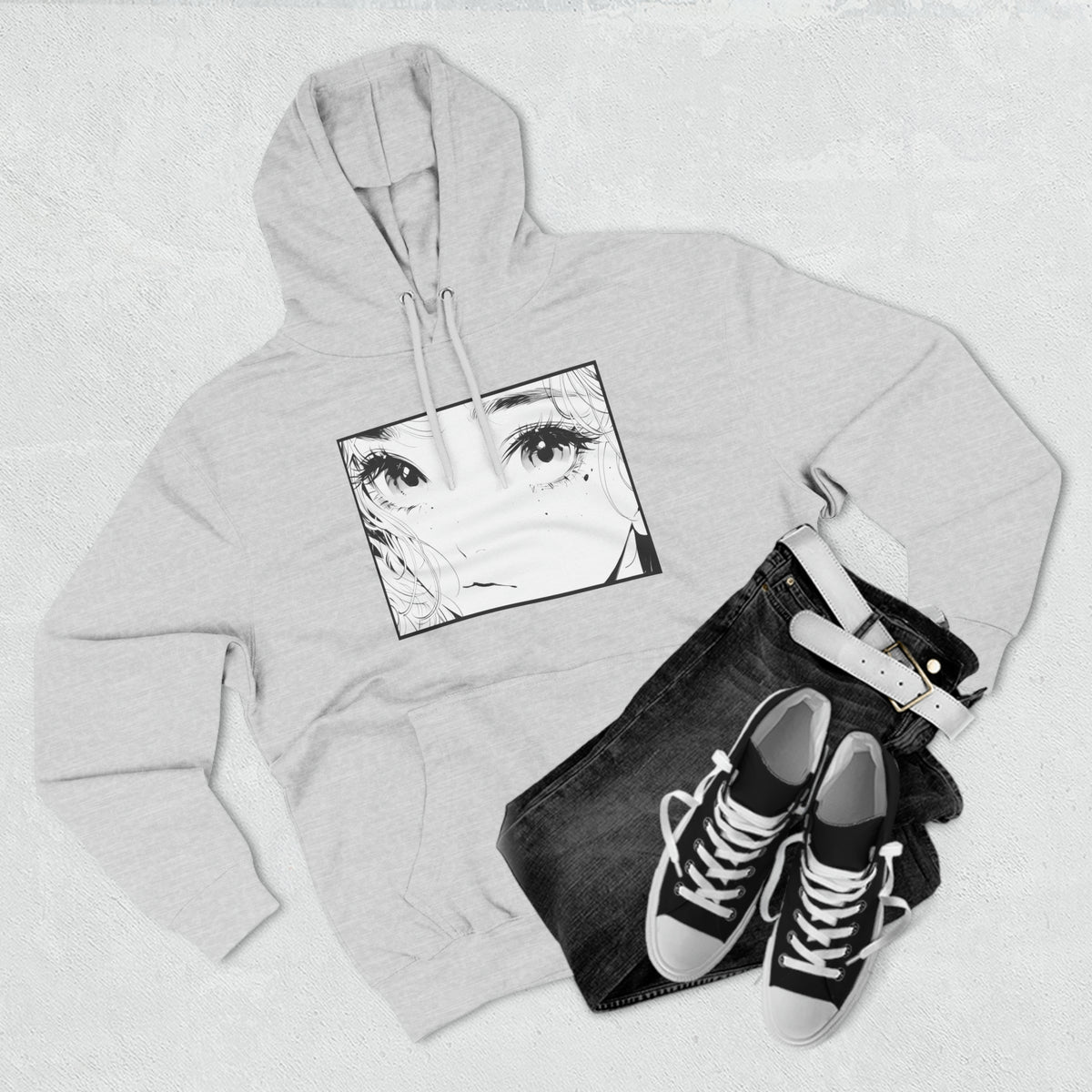 Shoujo vs. Shounen Manga - Premium Pullover Hoodie