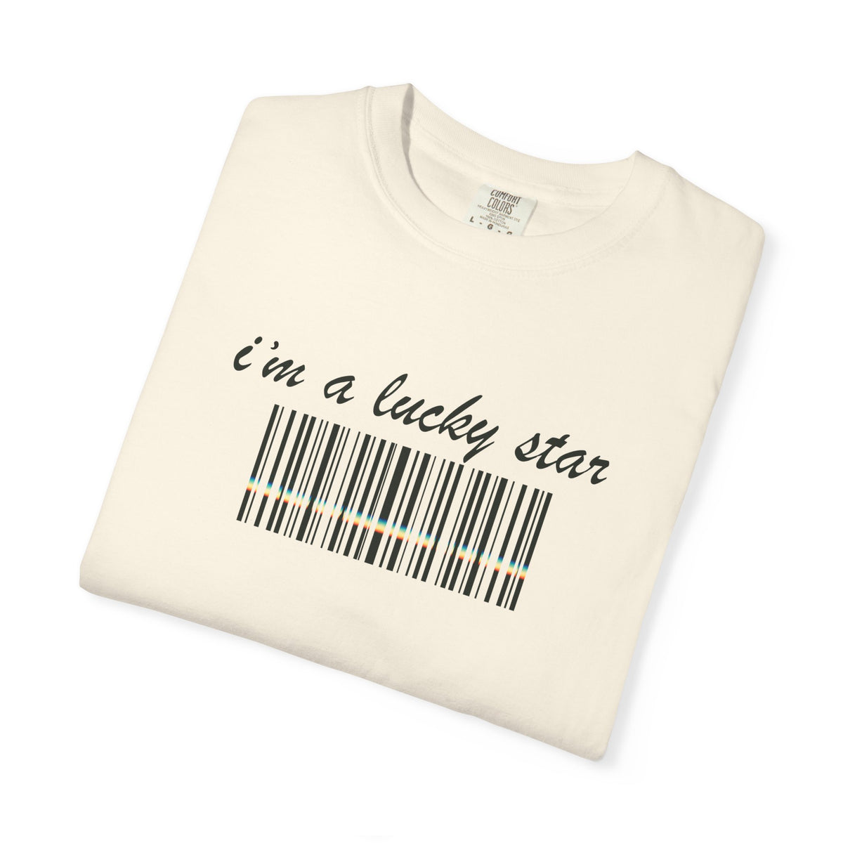 I'm a Lucky Star - Graphic Barcode T-Shirt