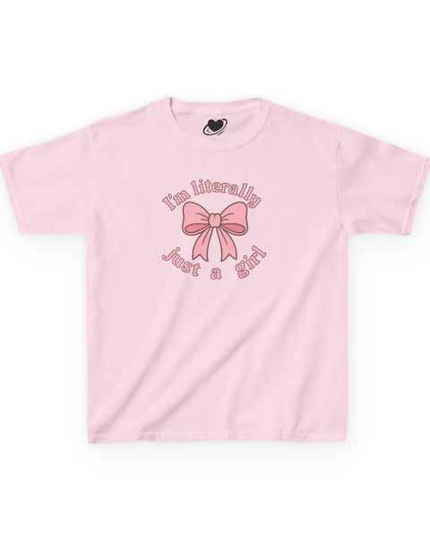 Literally Just a Girl Graphic Baby Tee