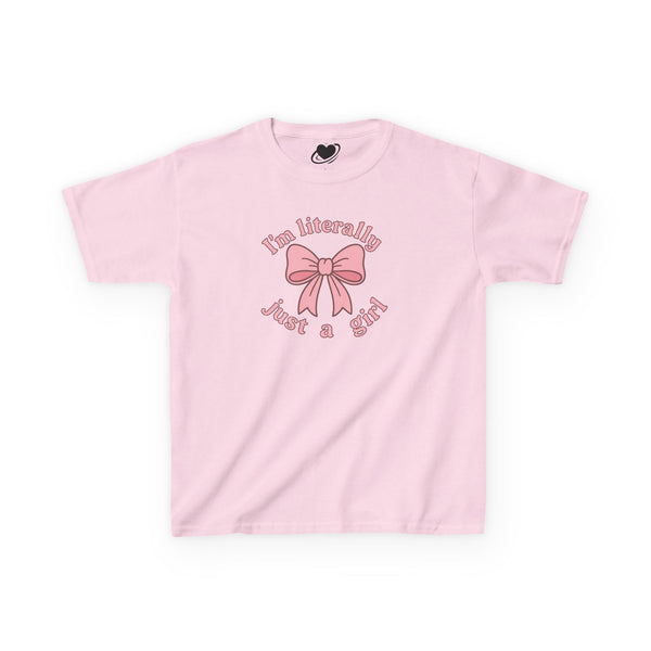 Literally Just a Girl Graphic Baby Tee