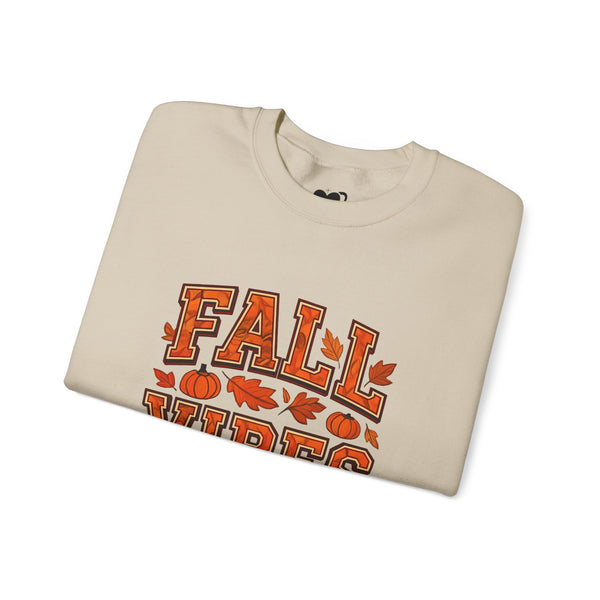 Fall Vibes - Cute Fall Graphic Sweatshirt