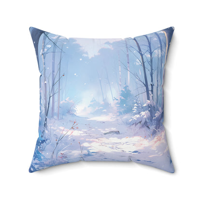 Wolf of Winter - Anime Throw Pillow