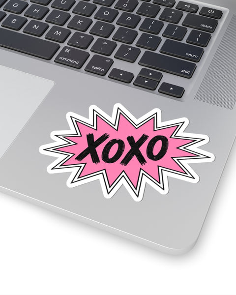 XOXO - Pink Pop-Art Sticker