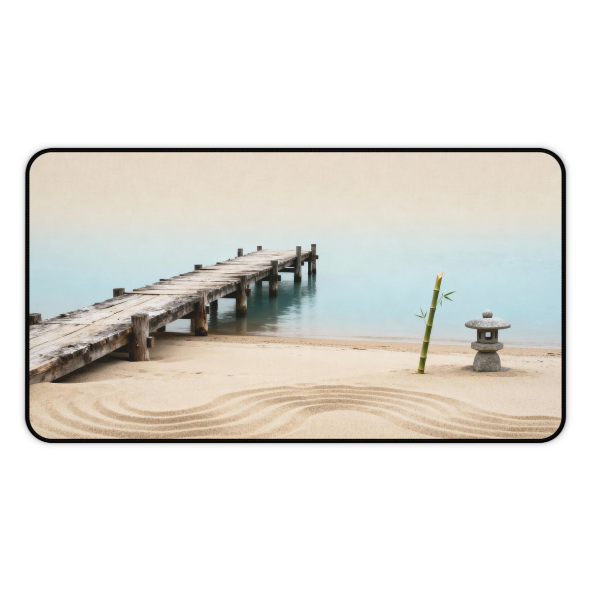 Zen Beach - Aesthetic Japanese Desk Mat