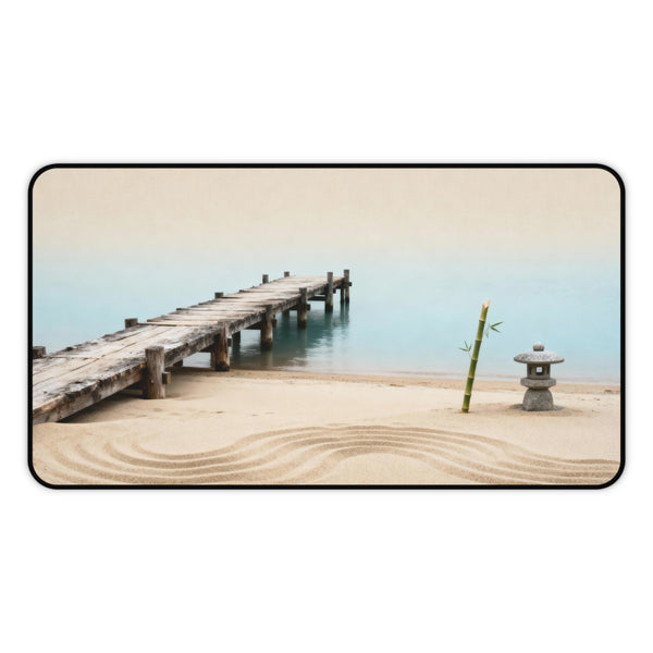 Zen Beach - Aesthetic Japanese Desk Mat