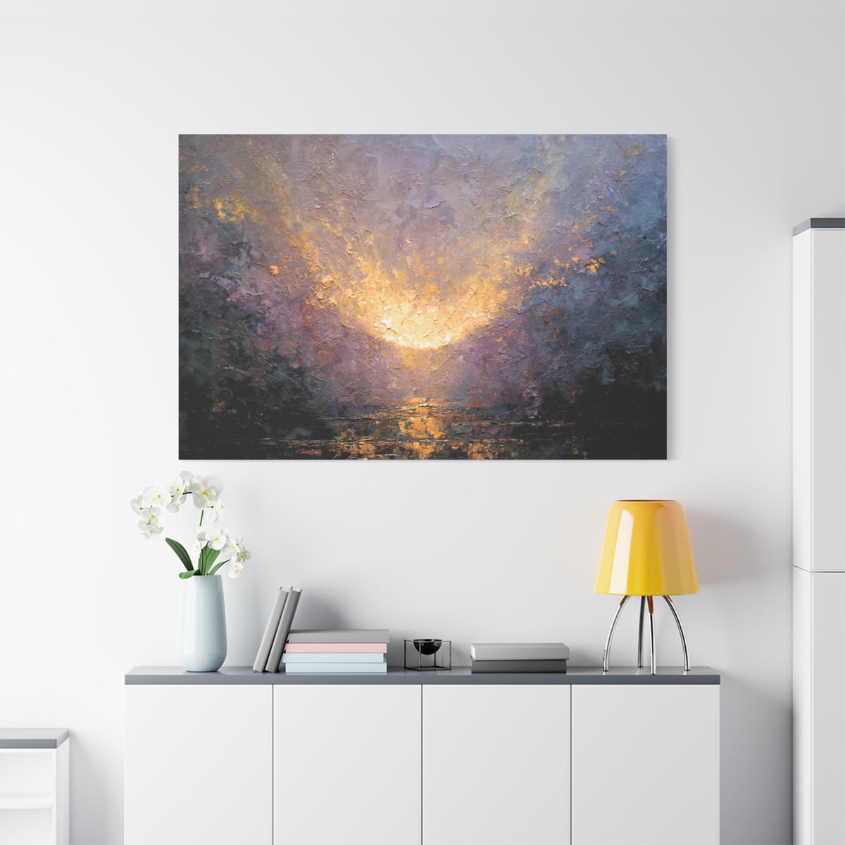 Angelic Visitation - Abstract Textured Wall Art