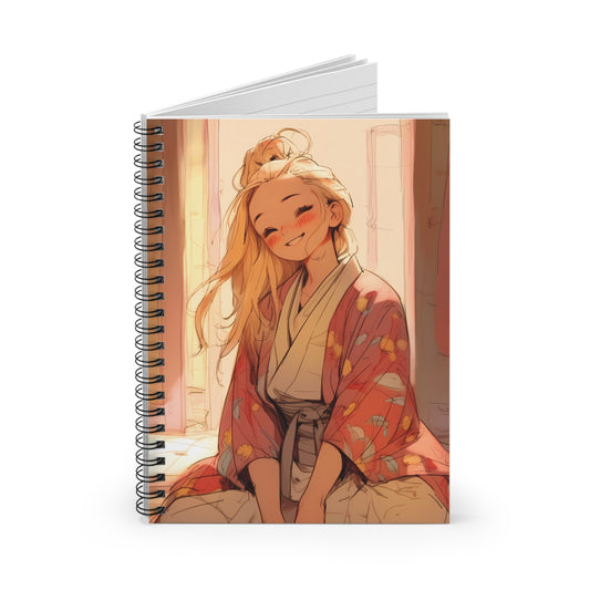 The Student - Cute Anime Girl Notebook