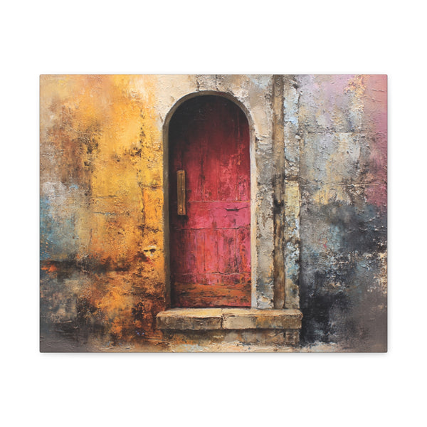 Old Entrance - Abstract Textured Wall Art