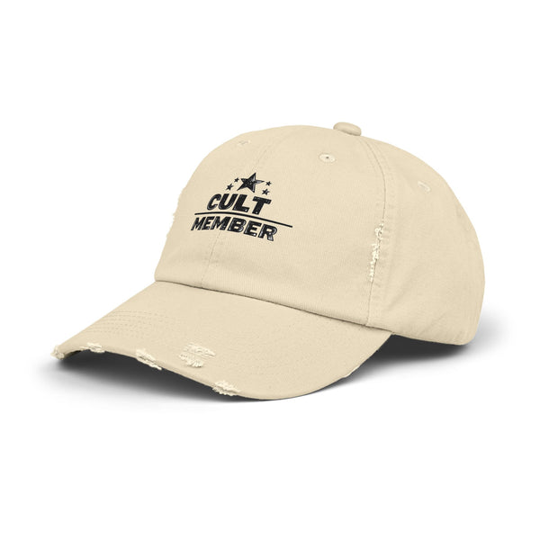 Cult Member - Military Aesthetic Distressed Cap